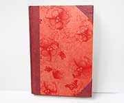 Notizbuch Blumen rot